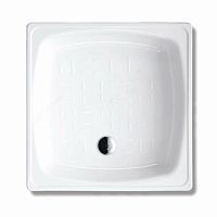 Поддон душевой стальной квадрат Standart Plus White Wave (Караганда)