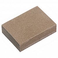 картинка Губка для шлифования, 125 х 100 х 10 мм, мягкая, 3 шт, P 60/80, P 60/100, P 80/120 Matrix на СКС+